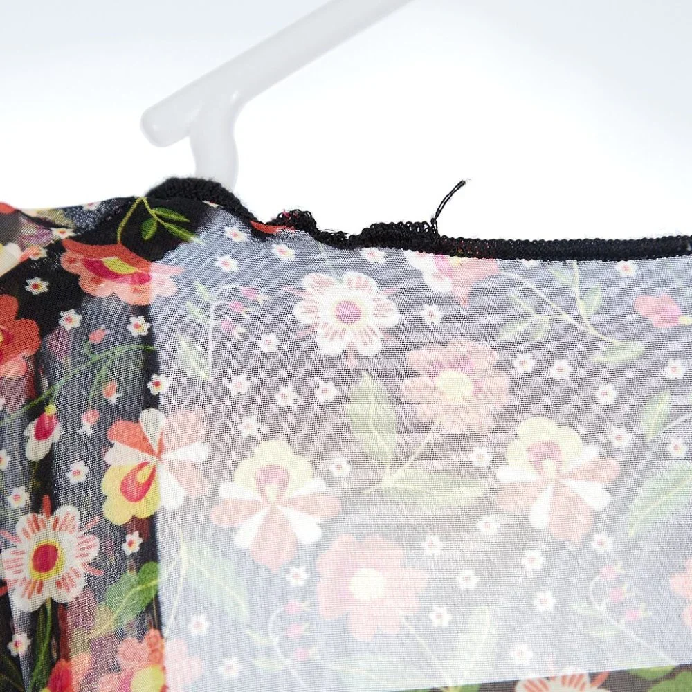 Lularoe Floral Sheer Kimono Small - Picture 5 of 9